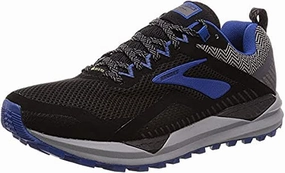 Men's Brooks Cascadia 14 GTX, Black/Grey/Blue, 15 D Medium Experience Wild Trail Running Shoes Review