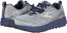 Men's Brooks Cascadia 15, Ebony/Silver/Deep Cobalt, 13 D Medium Best Water Trail Shoes