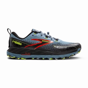 Men's Brooks Cascadia 18, Citadel/Ebony/Lime, 12.5 2E Wide Reviews Of Trail Running Shoes