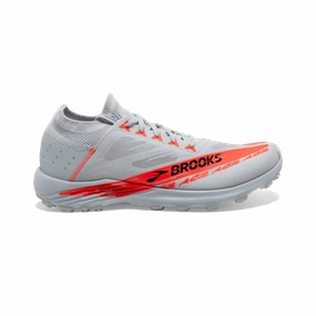 Best Shoe For Road And Trail Running Men's Brooks Catamount Agil, Illusion Blue/Coral/Orange, 10 D Medium