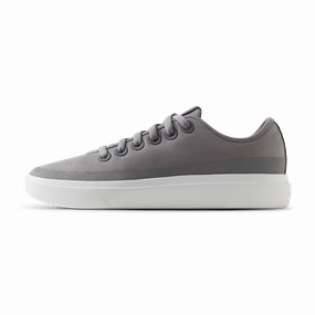 Brown And White Casual Shoes Men's Canvas Pipers - Medium Grey (Blizzard Sole) - 1