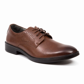 Oxford Shoes Wide Men's Metro in Brown