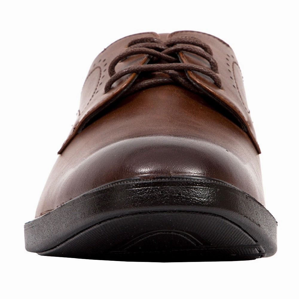 Men's Metro in Brown Oxford Heels Lace Up