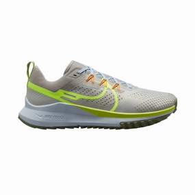 Men's Nike Pegasus Trail 4, Iron Ore/Volt/Cobblestone, 8.5 D Medium Man With One Shoe Trailer