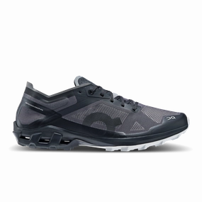 High Top Trail Running Shoes Men's On Cloudventure Peak 3, Black/Glacier, 11.5 D Medium