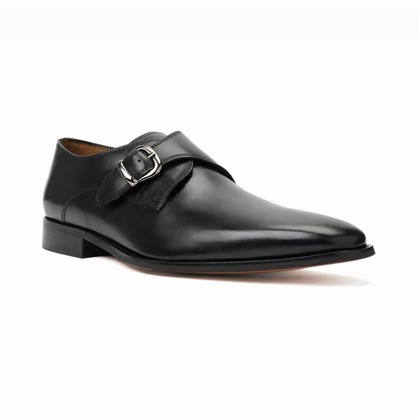 Grenson Archie V Brogue Men's Single Strap Monk Dress Shoe