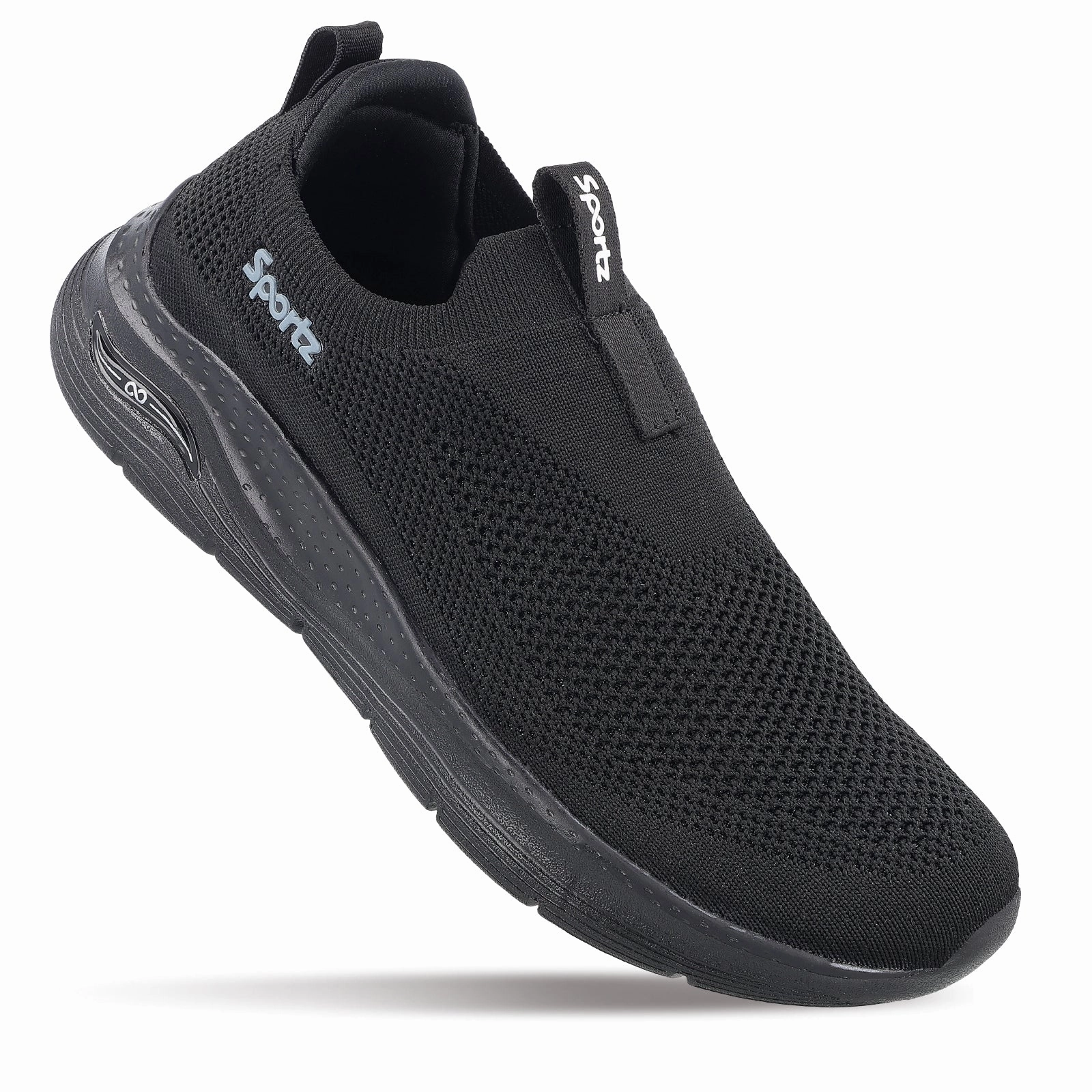 Men's Slip-on Walking Shoe - WS9571 Black Black Hunter Slip On Shoes