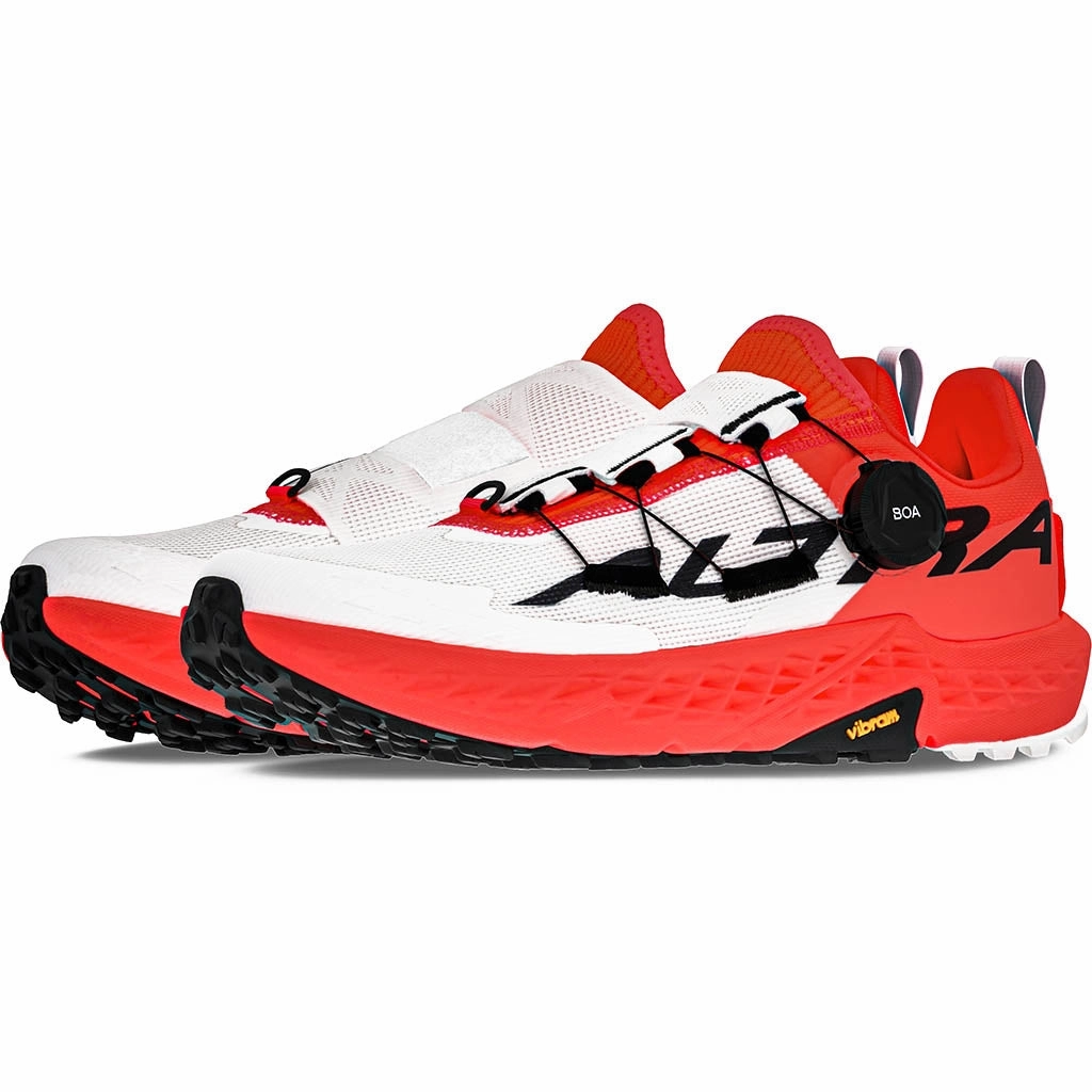 Trail Running Shoes Waterproof Men's Timp 5 BOA Trail Running Shoes White / Coral