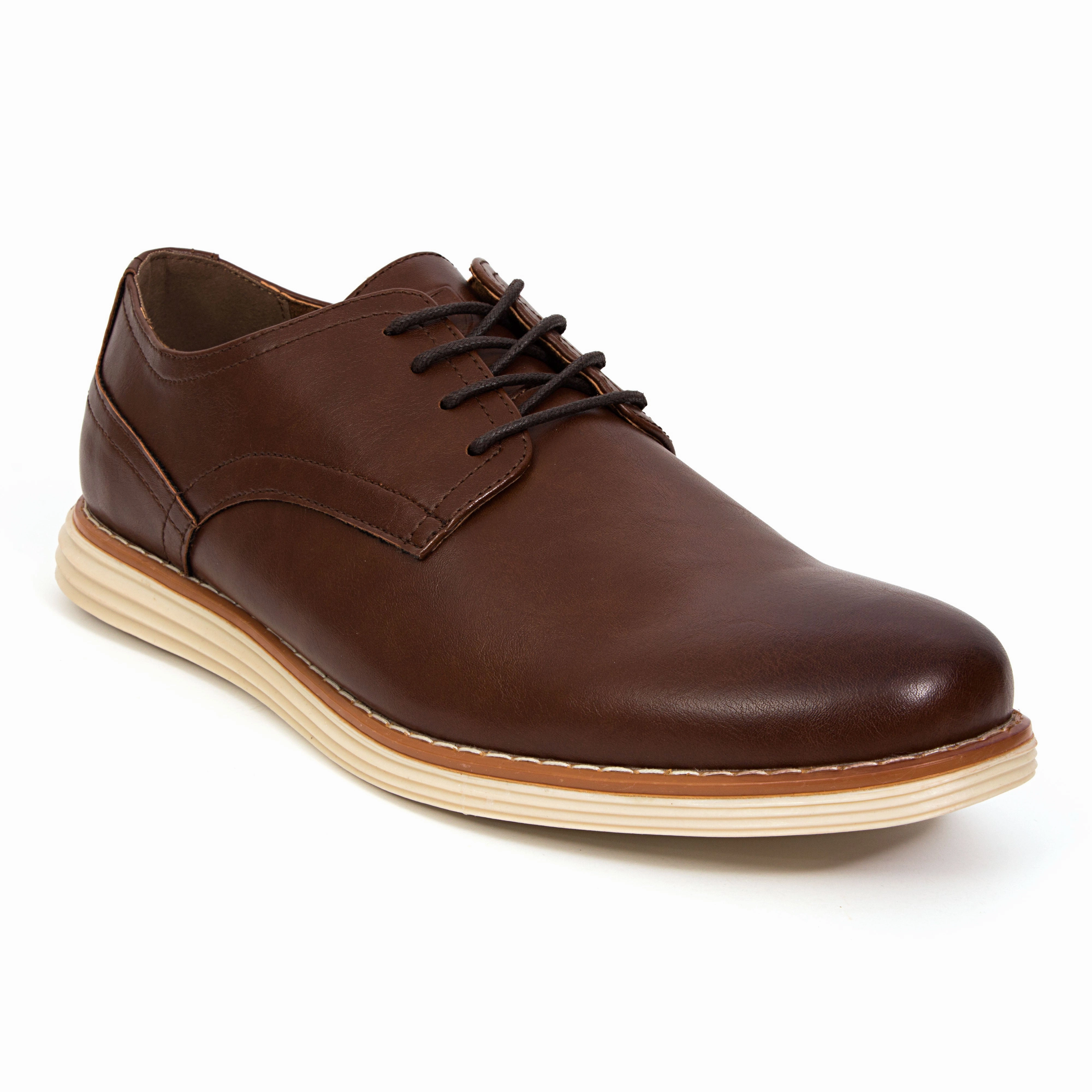 Oxford Shoe Dress Men's Union in Brown