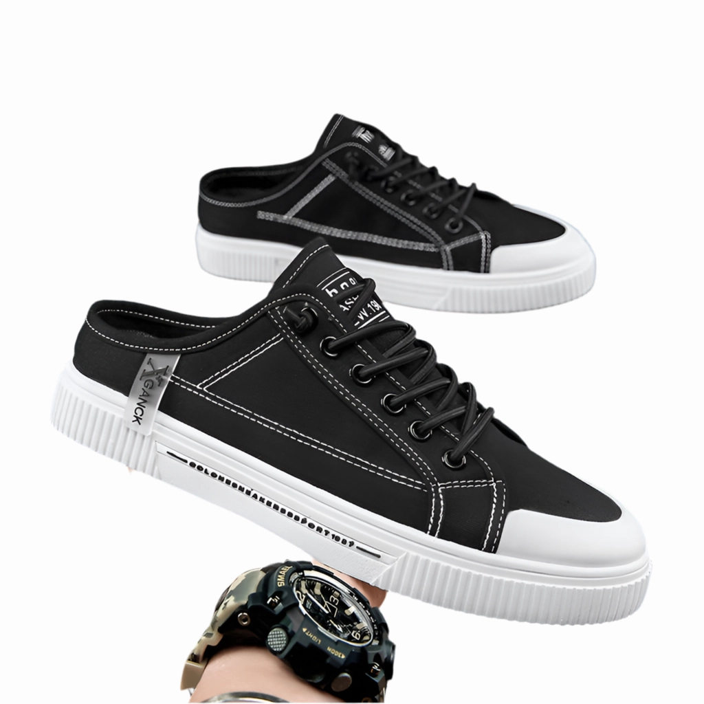 Men's Versatile Casual Sneakers Heelless Canvas Shoes Air Max 90 Qs Volcano Casual Shoes