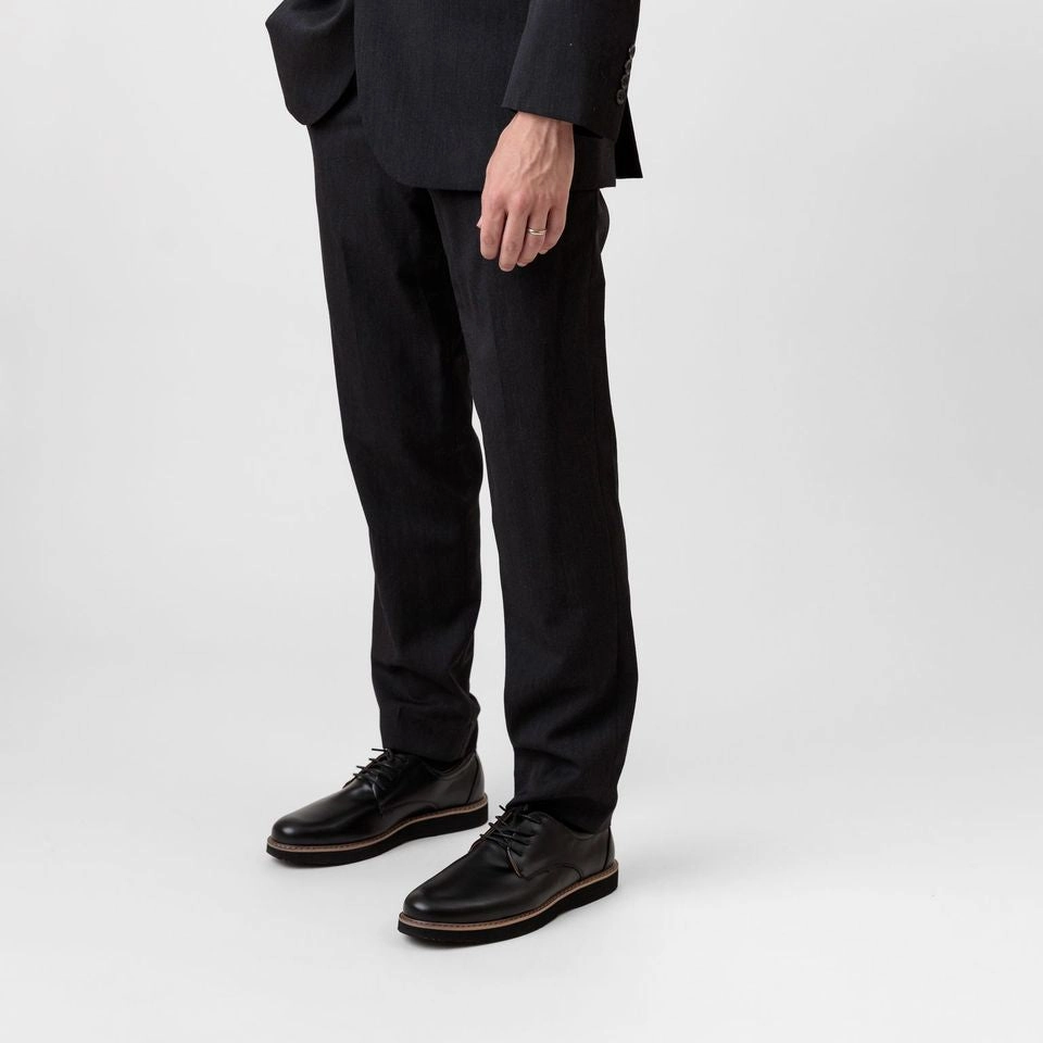 Dress Pants With Oxfords Men's Walkmaster Plain Toe Oxford in Black - Classic SUPRO