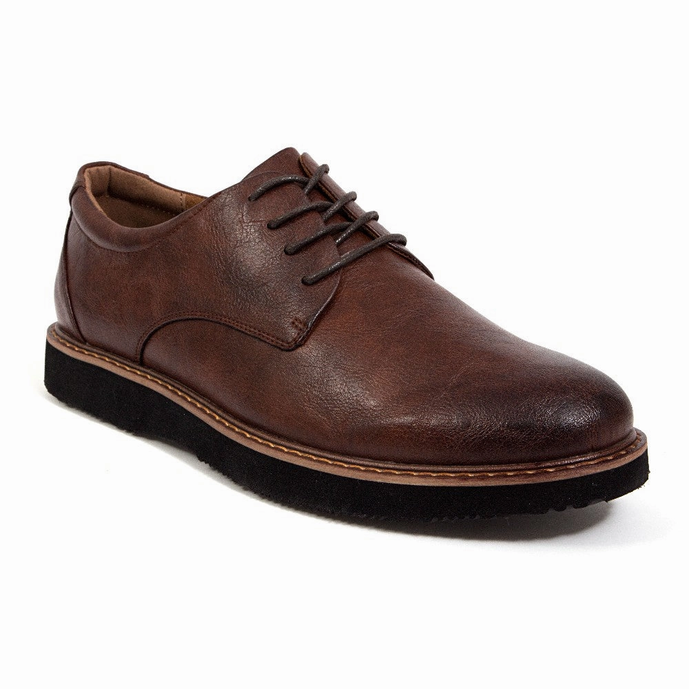 Men's Walkmaster Plain Toe Oxford in Brown - Classic SUPRO Oxford Boat Shoes