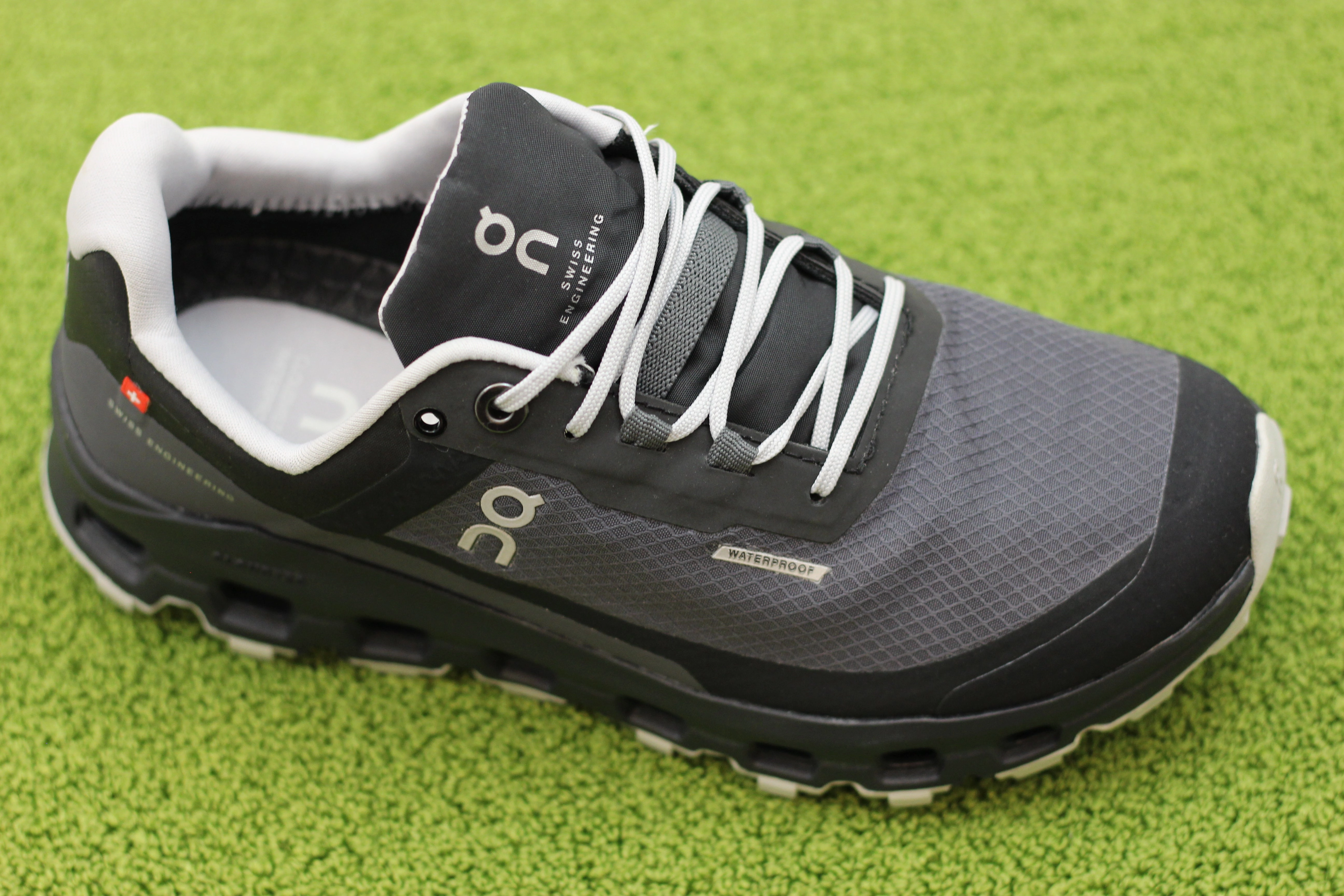 Sustainable Running Shoes Mens Cloudvista Waterproof Sneaker - Eclipse/Black Nylon