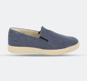 Casual Shoes With  Jeans Mens Wide Fit DB Miles Canvas