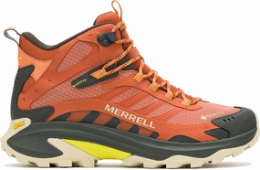 Merrell Moab Speed 2 Mid GORE-TEX Mens Walking Boots - Orange Best Hiking Shoes For Alaska