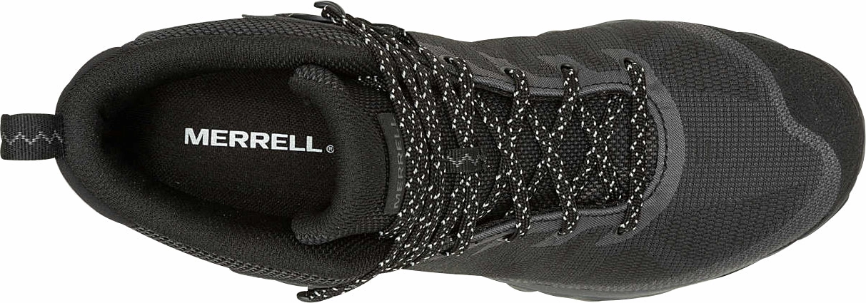 Merrell Speed Eco Mid Waterproof Mens Walking Boots - Black Best Hiking Shoes For Knee Pain