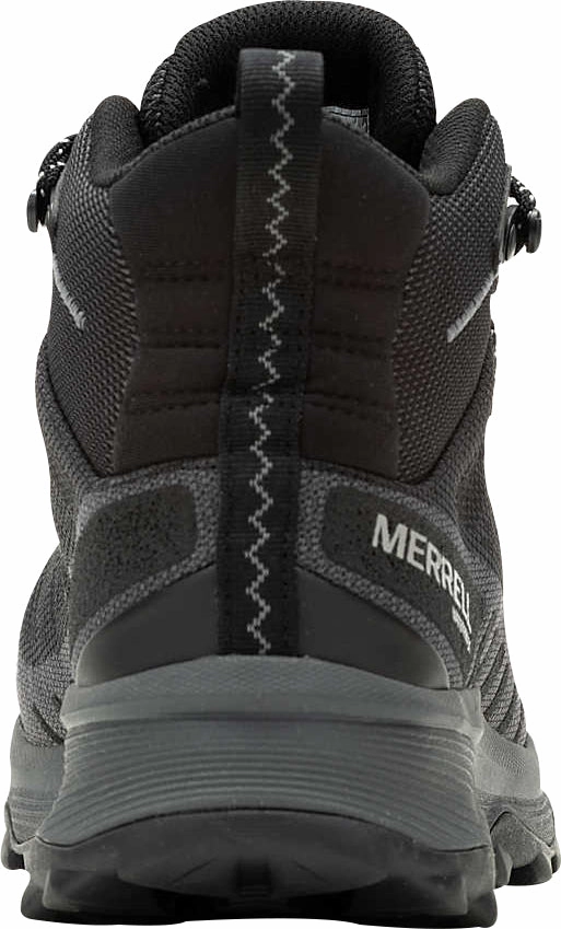 Campus Hiking Shoes Merrell Speed Eco Mid Waterproof Mens Walking Boots - Black
