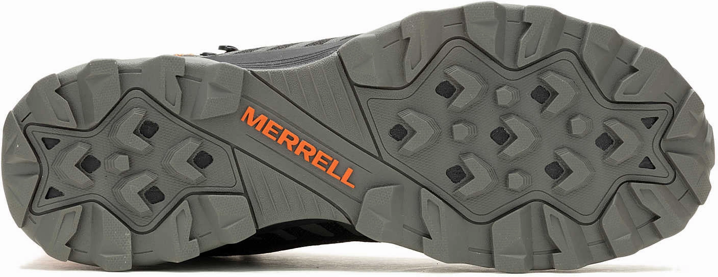 Merrell Speed Eco Mid Waterproof Mens Walking Boots - Grey Hiking Shoes Stores Near Me