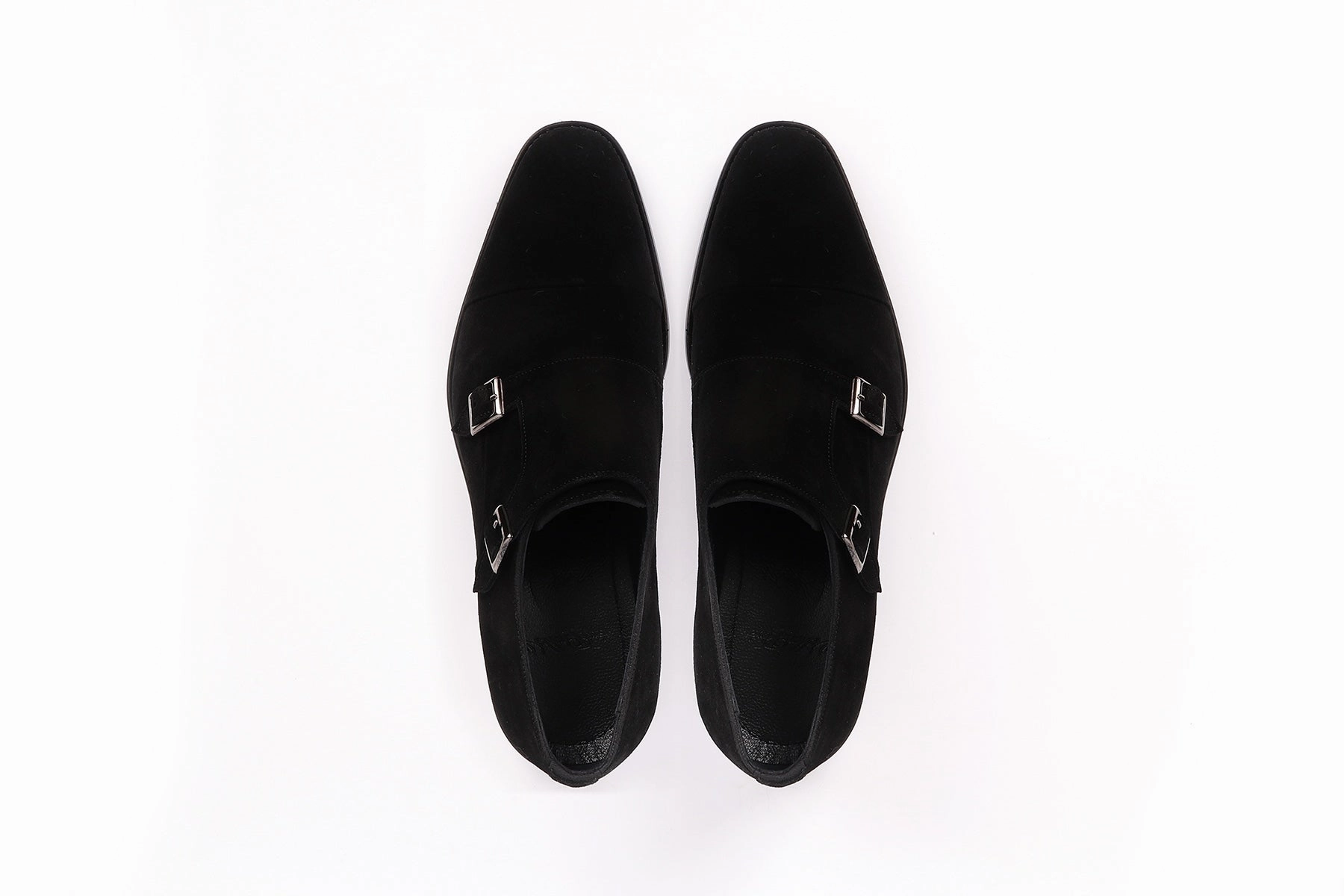 Mico Cap Toe Suede Double Monk Brogue Boot