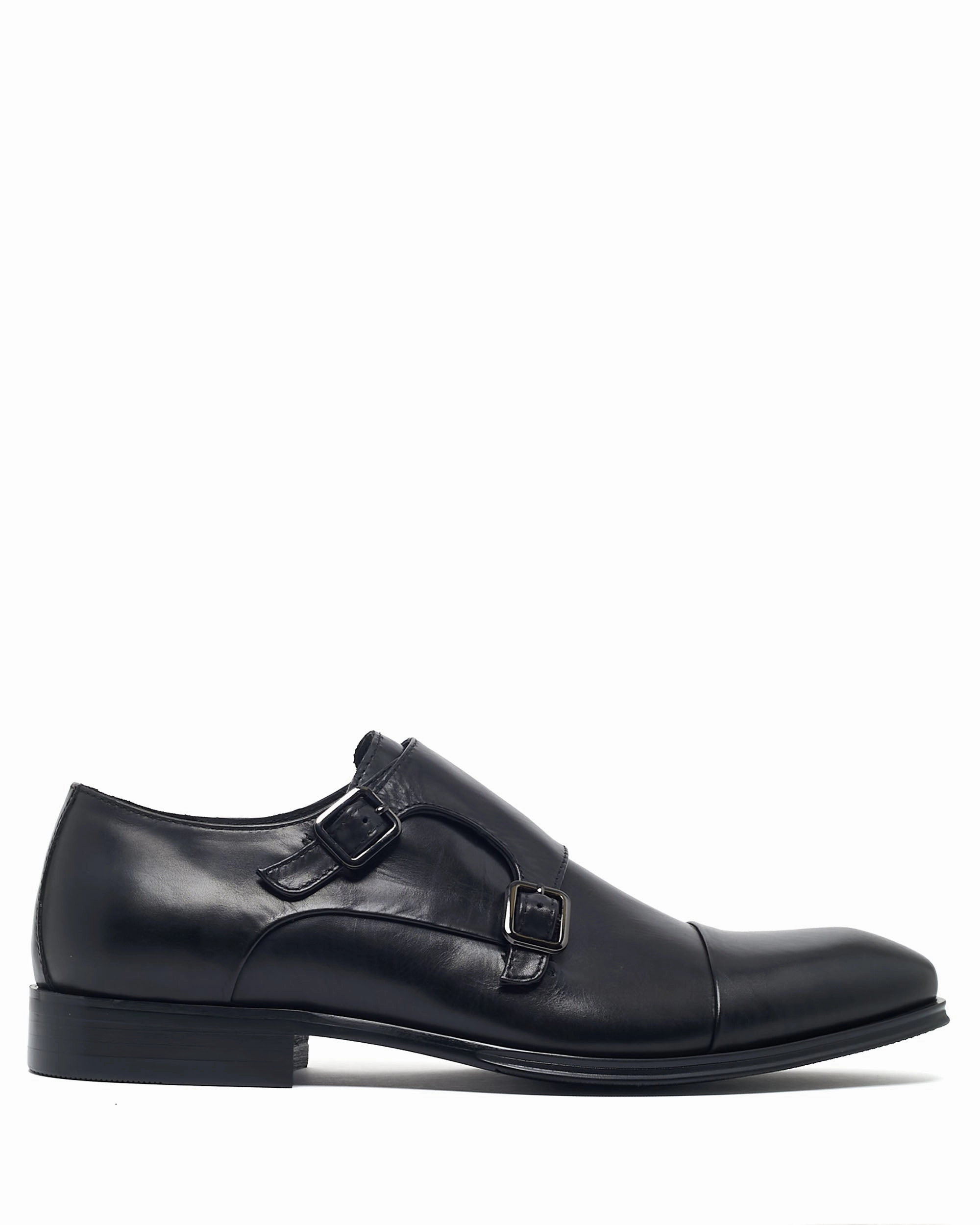 Milano Black Leather Dr Marten Brogues