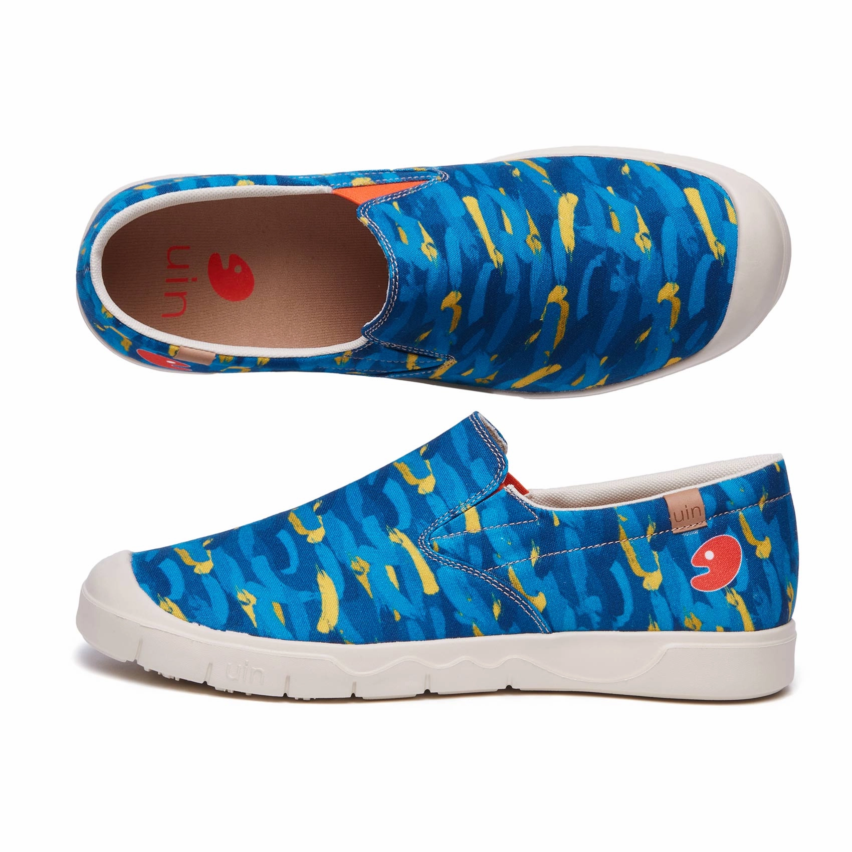 Van Gogh Wheatfield with Cypresses V1 Cadiz Men Width Business Casual Shoes