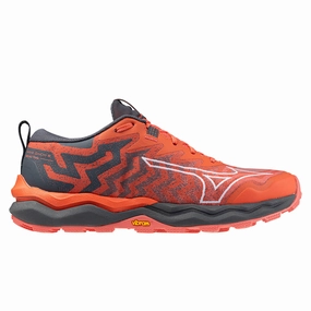 Fast Drying Trail Shoes Mizuno Wave Daichi 8 Womens | Hot Coral/white/turbulence