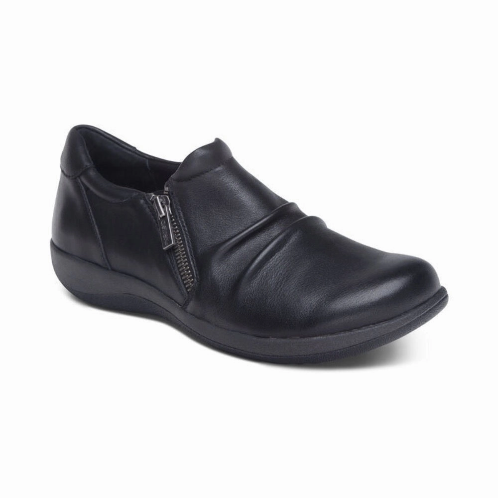 Florsheim Brogues Aetrex Women's Katie Monk Black
