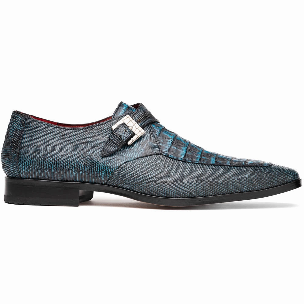Toluca Rustic Blue Buckle Brogues