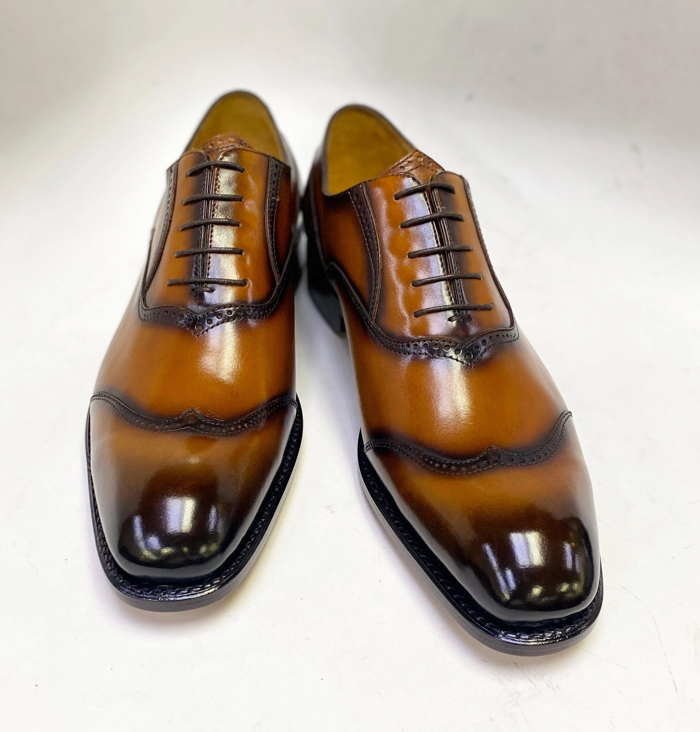 Style: 2436-1233-Caramel Thick Sole Oxfords
