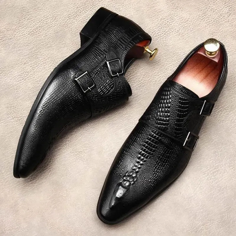 Men  Dress Shoes -  Antonio Double Monk Strap Shoes Loafers And Brogues