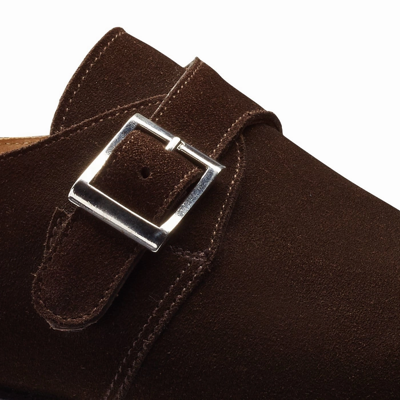 Monkton Dark Brown Calf Suede 3989 5 Eye Brogue Bex Sole