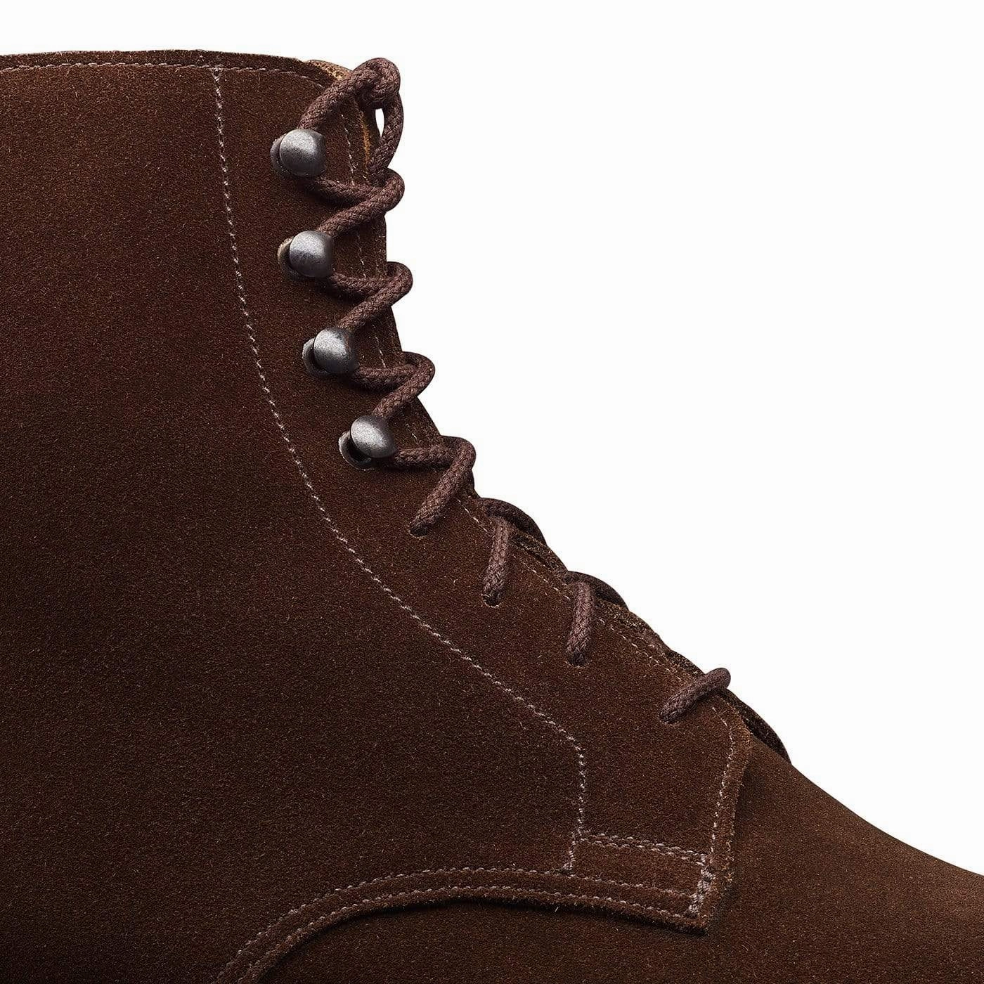 Oxford Shoes Lace Up Eskdale 2 Dark Brown Suede