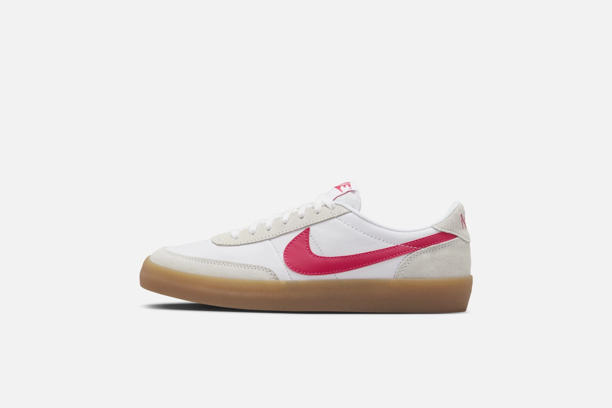 Nike "Killshot 2" W - White/Aster Pink / Gum Yellow Dad Tennis Shoes
