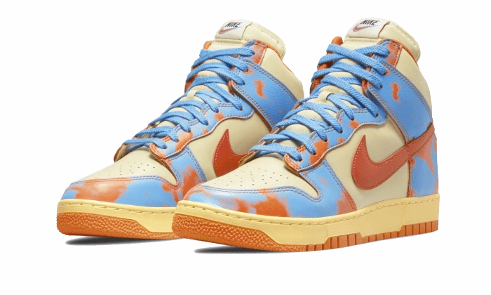 Nike Youth Golf Shoes Nike Dunk High 1985 Acid Wash Orange