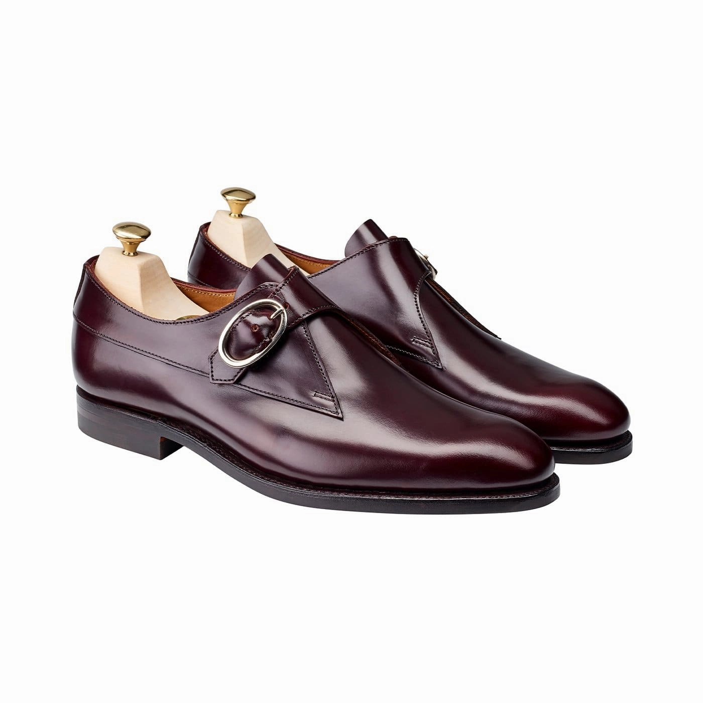 Half Brogue Emily Burgundy Cavalry Calf