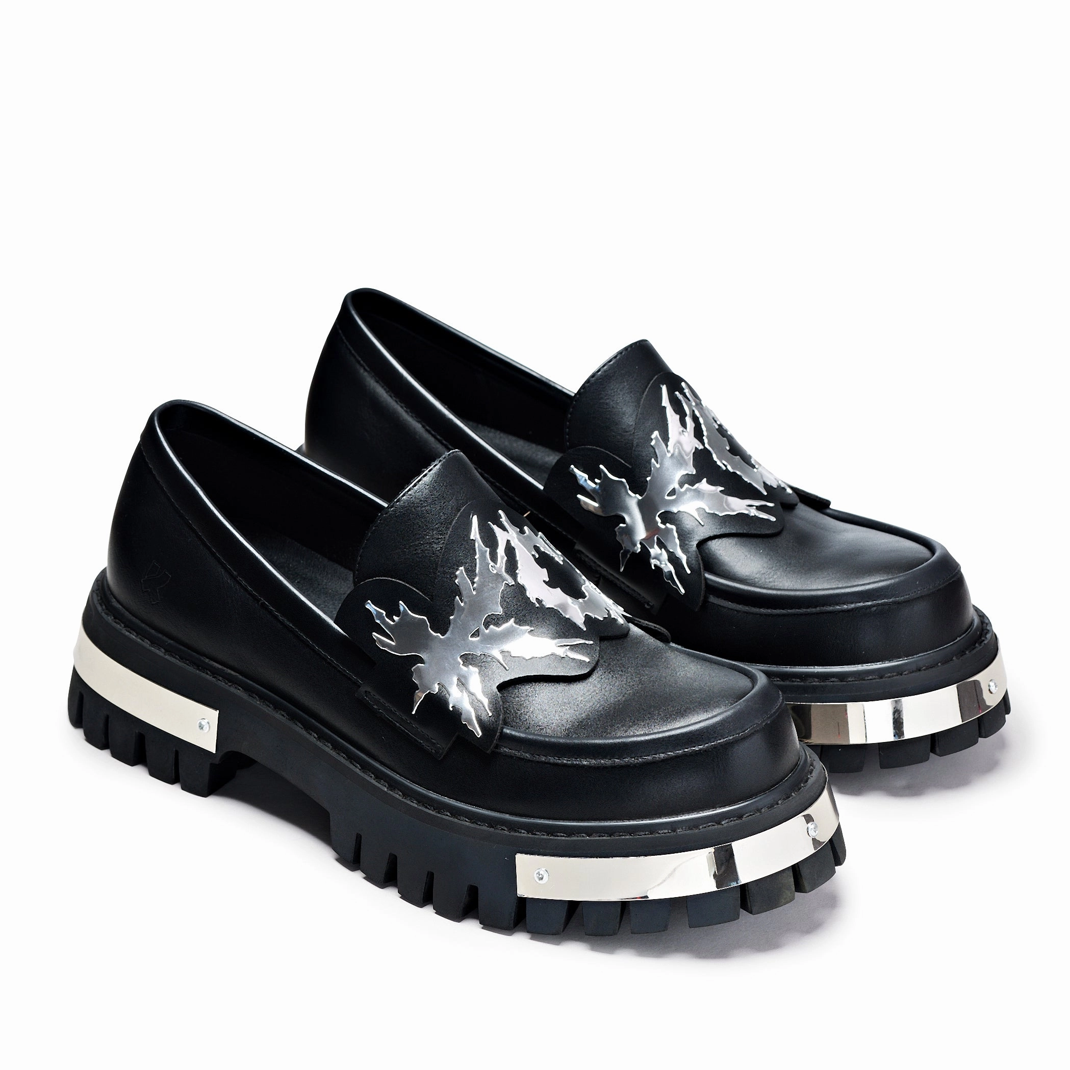 Dr Martens Kensington Deandra Mary Jane Flat Shoes My Metal Loafers - Black