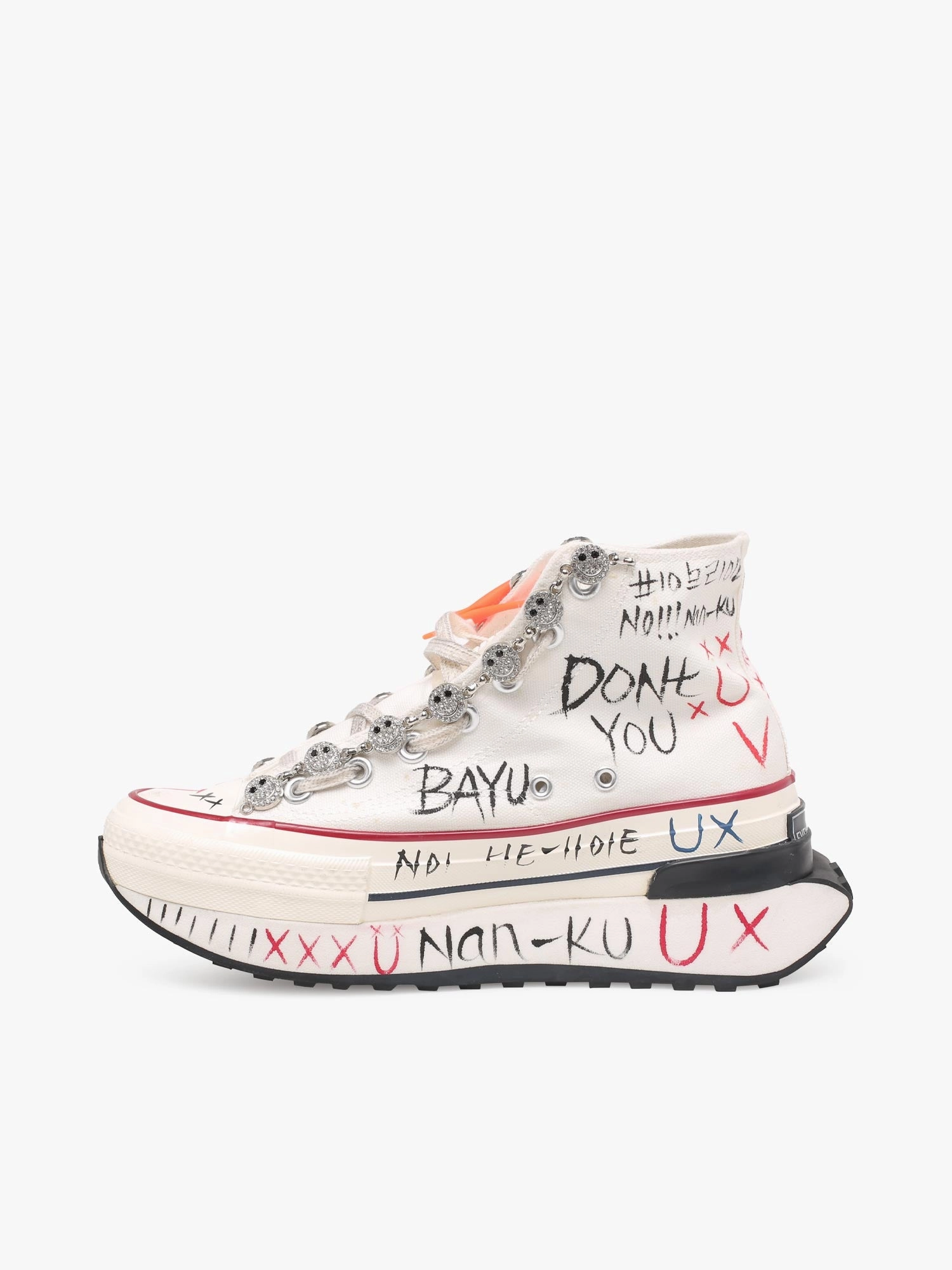 Casual Shoes With White Sole Nb04 White Canvas