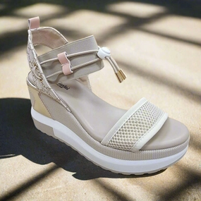 Mary Jane Shoes 2 Inch Heel NERO GIARDINI - E410680D - Taupe/Rose/Gold