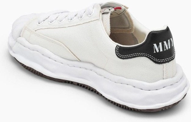 WHITE CANVAS BLAKEY LOW-TOP SNEAKERS Casual Shoes For Fashion