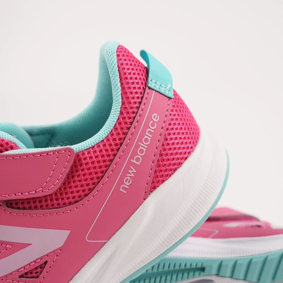 New Balance Kids 570 Hook N' Loop Pink Shoes Under Armour Hovr Machina 2 Se Training Shoes