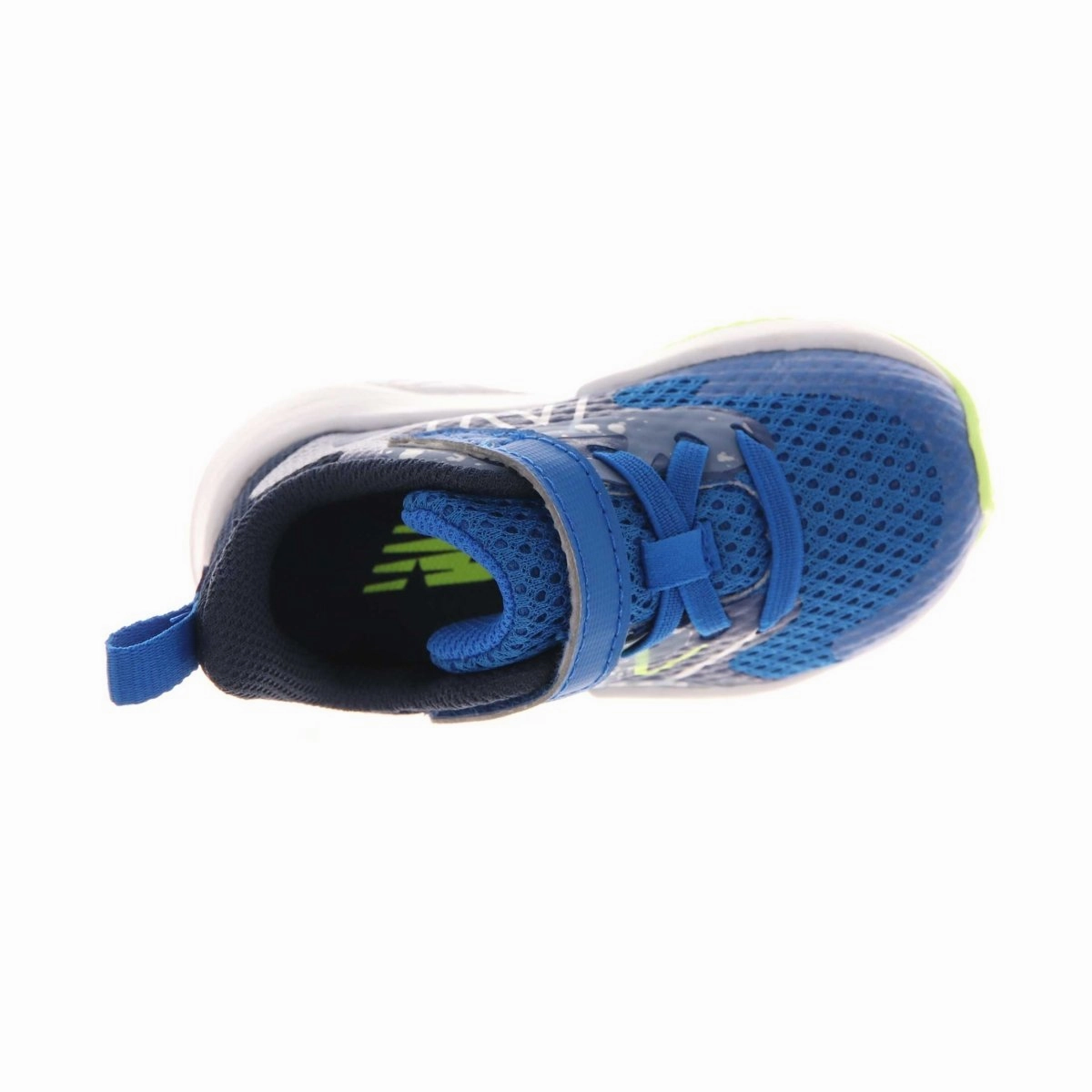 Willa Slip On Flat New Balance PS (Preschool) Rave Run v2 Bungee Lace with Hook-and-Loop Top Strap Royal/Lime
