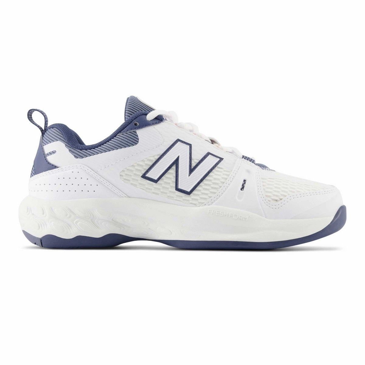 Alaska Tennis Shoes New Balance Women's Fresh Foam X WC1007WT White/Sea Salt/Blue