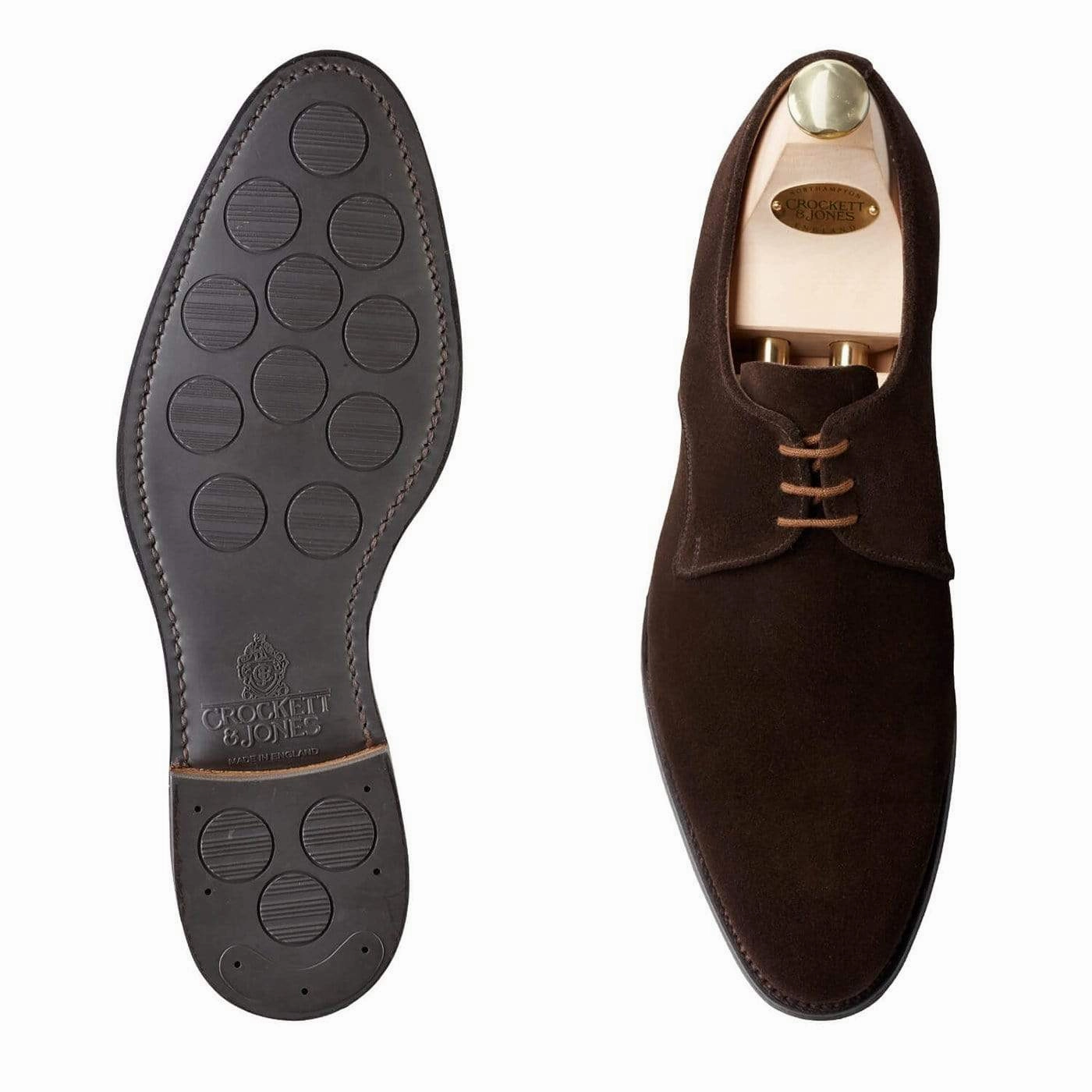 Lace Up Dance Shoes Newquay Dark Brown Suede