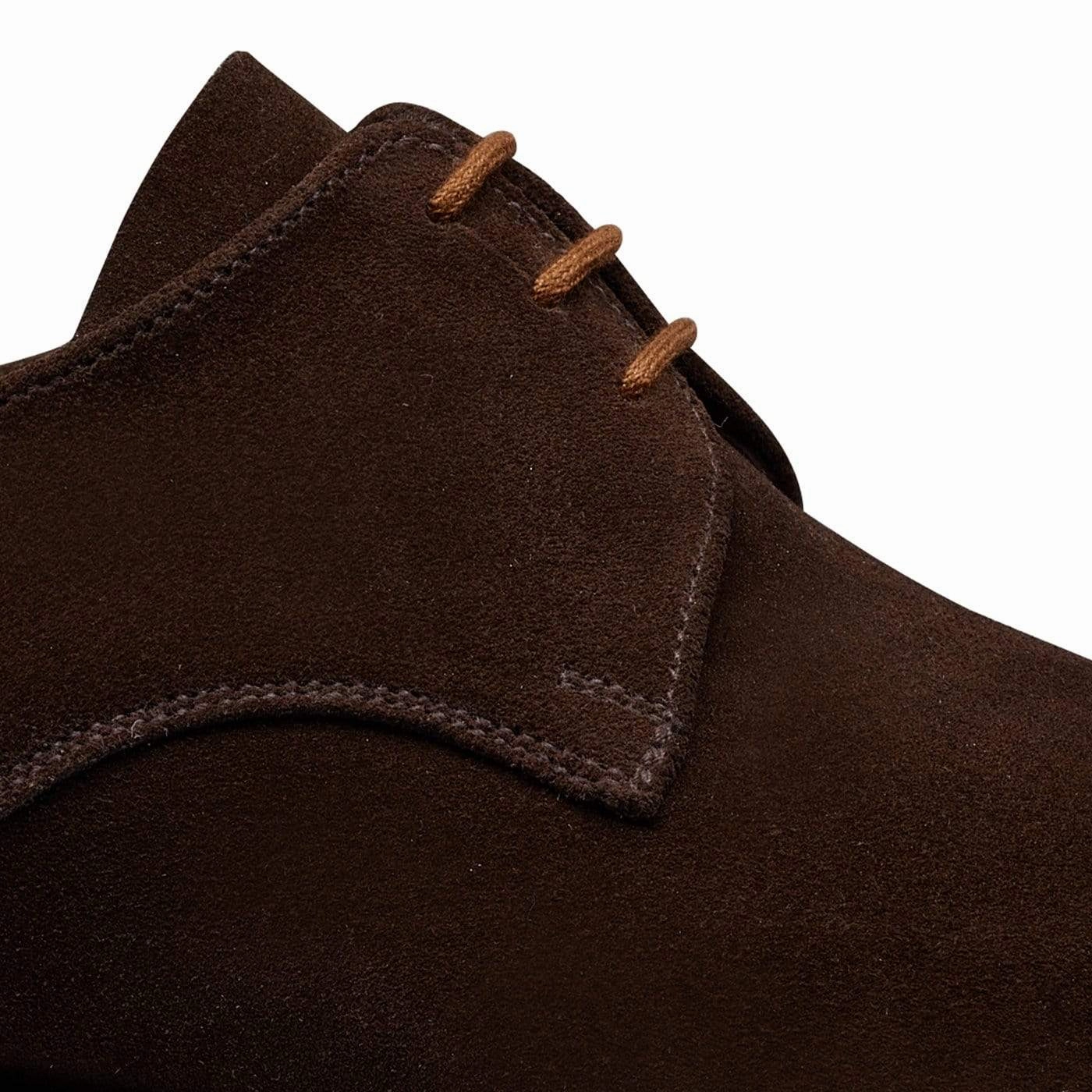 Lace Up My Shoes Newquay Dark Brown Suede