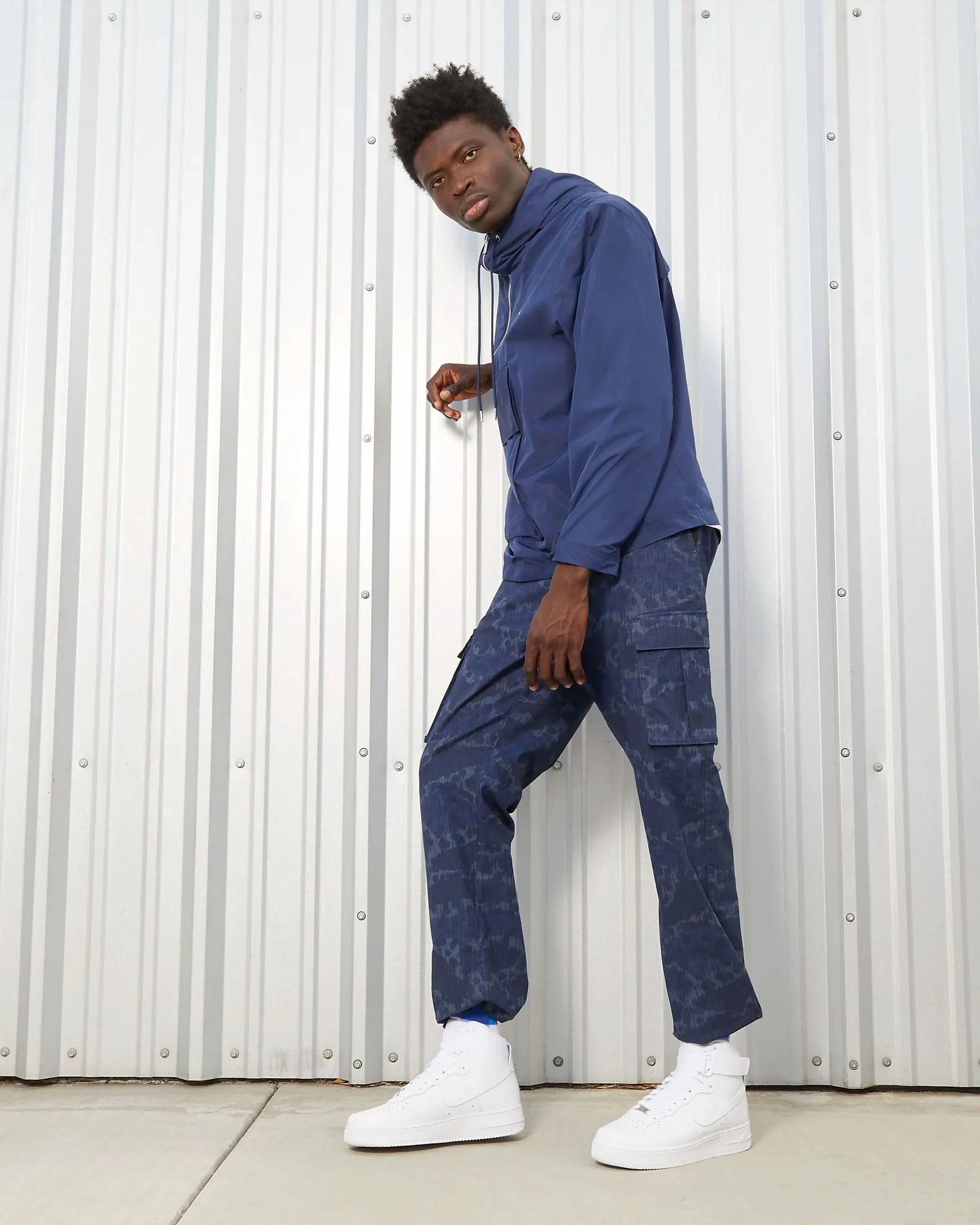 Nike Air Force 1 High '07 White Jordan Max Aura Basketball Shoes