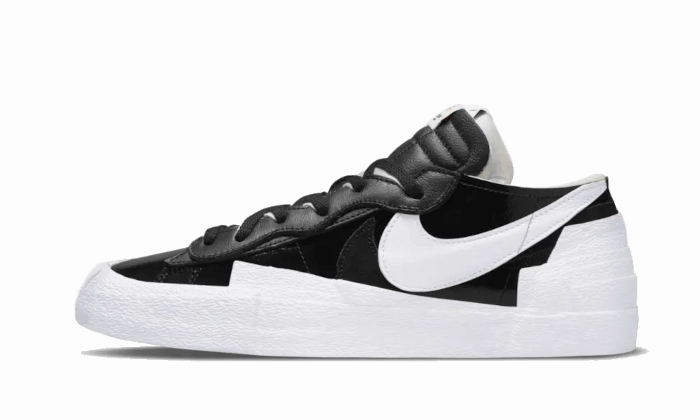 Kg Nike Shoes Nike Blazer Low Sacai Black Patent
