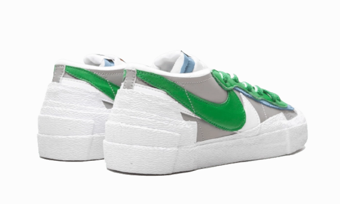 Nike Blazer Low Sacai Medium Grey Classic Green Nike Hybrid Shoes