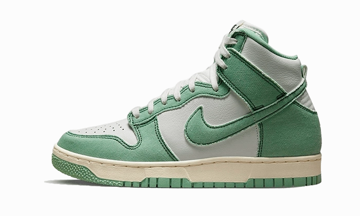 Nike Dunk High 1985 Enamel Green Denim Nike Zoom Tre Shoes