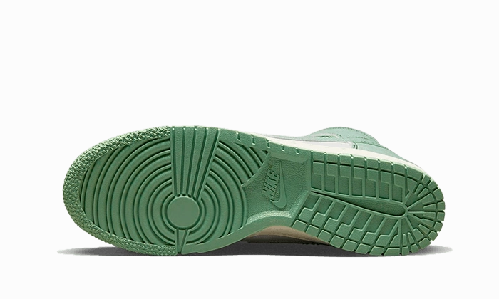 Nike Dunk High 1985 Enamel Green Denim Nike Create A Shoe