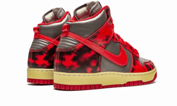 Nike Prefontaine Shoes Nike Dunk High 1985 Red Acid Wash